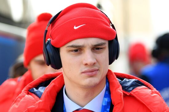 2018 Winter Olympics. Ice hockey. Men. Czech Republic vs. Russia