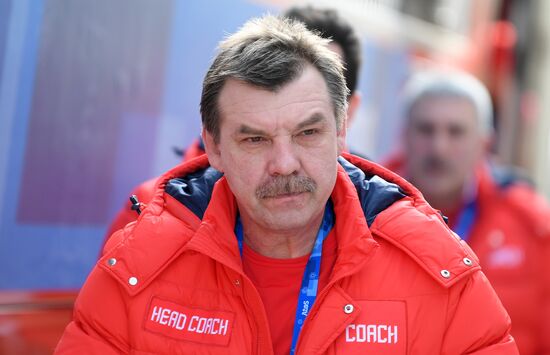 2018 Winter Olympics. Ice hockey. Men. Czech Republic vs. Russia
