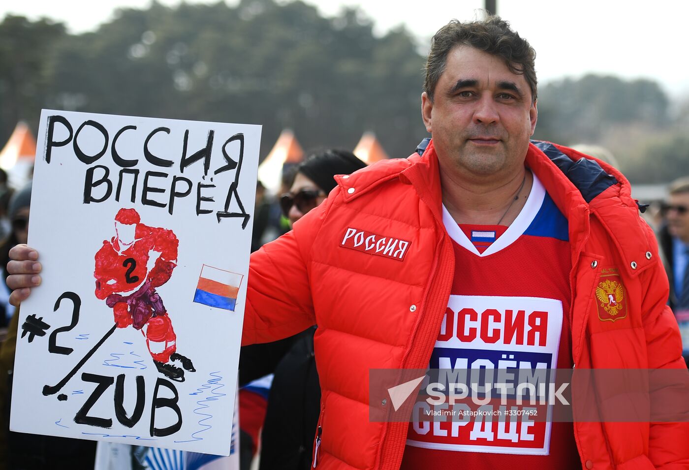 2018 Winter Olympics. Ice hockey. Men. Czech Republic vs. Russia