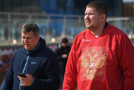 2018 Winter Olympics. Ice hockey. Men. Czech Republic vs. Russia