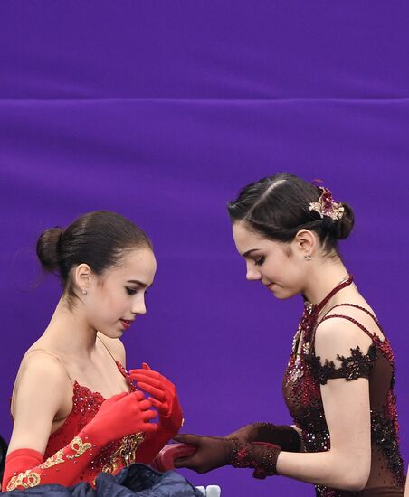 2018 Winter Olympics. Figure skating. Women. Free skating