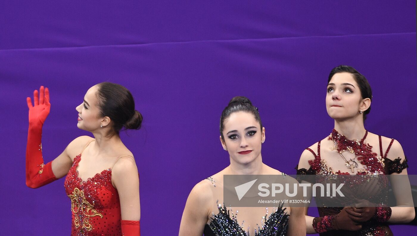 2018 Winter Olympics. Figure skating. Women. Free skating