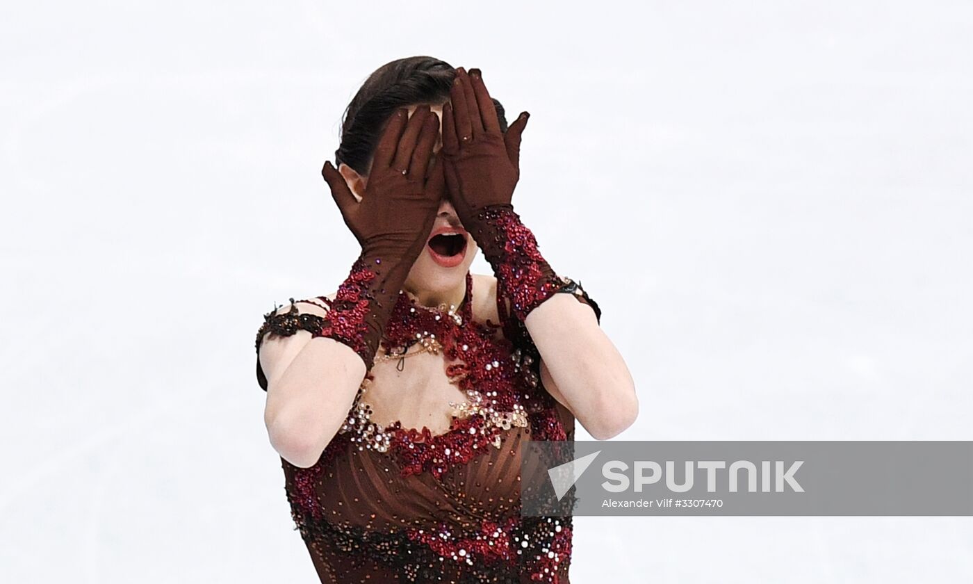2018 Winter Olympics. Figure skating. Women. Free skating
