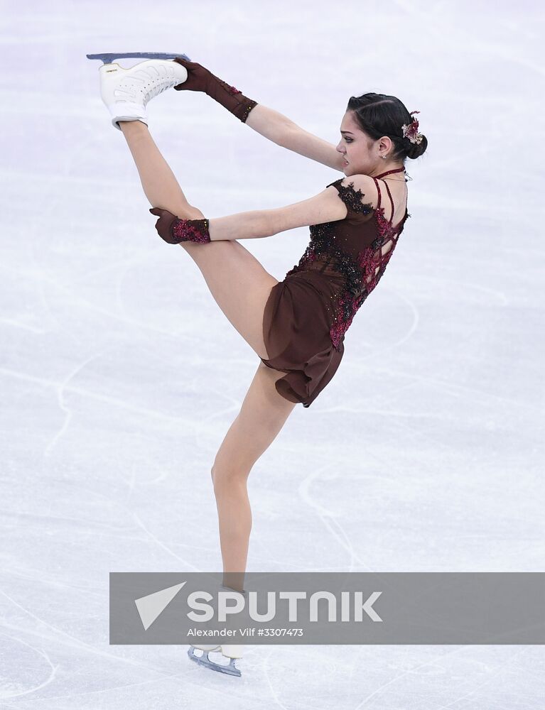 2018 Winter Olympics. Figure skating. Women. Free skating