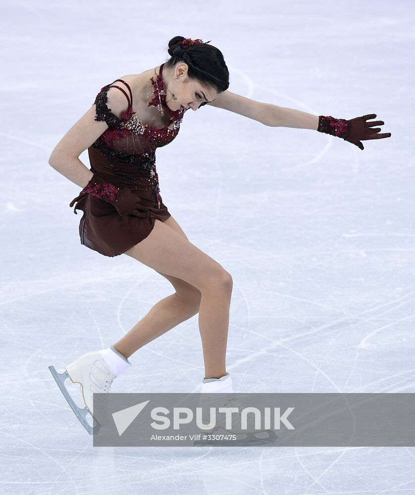 2018 Winter Olympics. Figure skating. Women. Free skating
