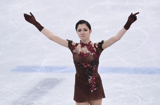 2018 Winter Olympics. Figure skating. Women. Free skating