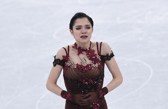 2018 Winter Olympics. Figure skating. Women. Free skating