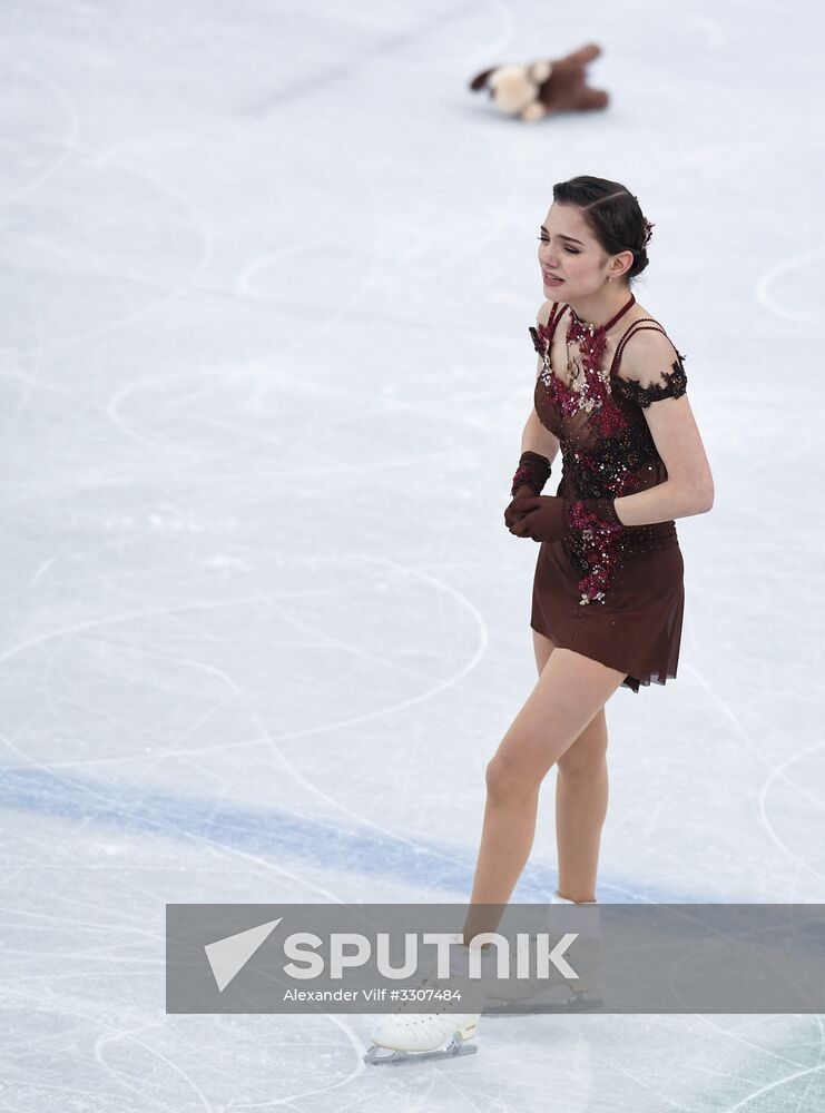 2018 Winter Olympics. Figure skating. Women. Free skating
