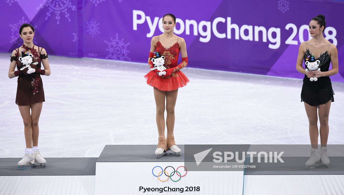 2018 Winter Olympics. Figure skating. Women. Free skating
