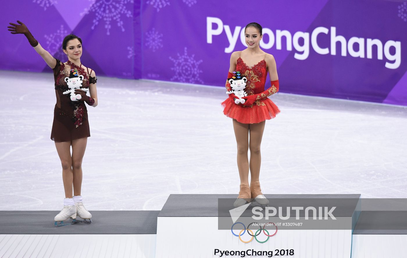 2018 Winter Olympics. Figure skating. Women. Free skating