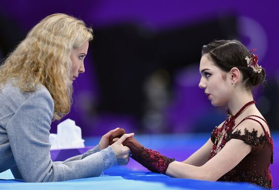 2018 Winter Olympics. Figure skating. Women. Free skating