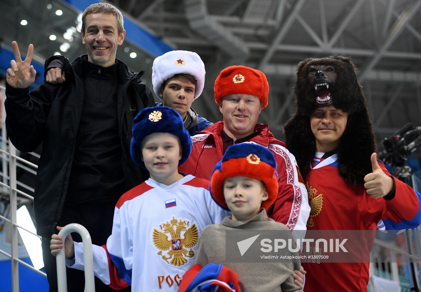2018 Winter Olympics. Ice hockey. Men. Czech Republic vs. Russia
