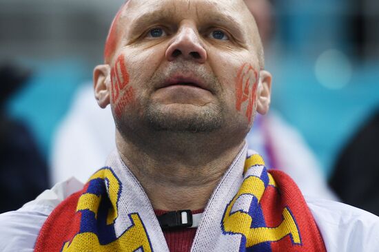 2018 Winter Olympics. Ice hockey. Men. Czech Republic vs. Russia