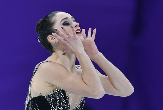 2018 Winter Olympics. Figure skating. Women. Free skating