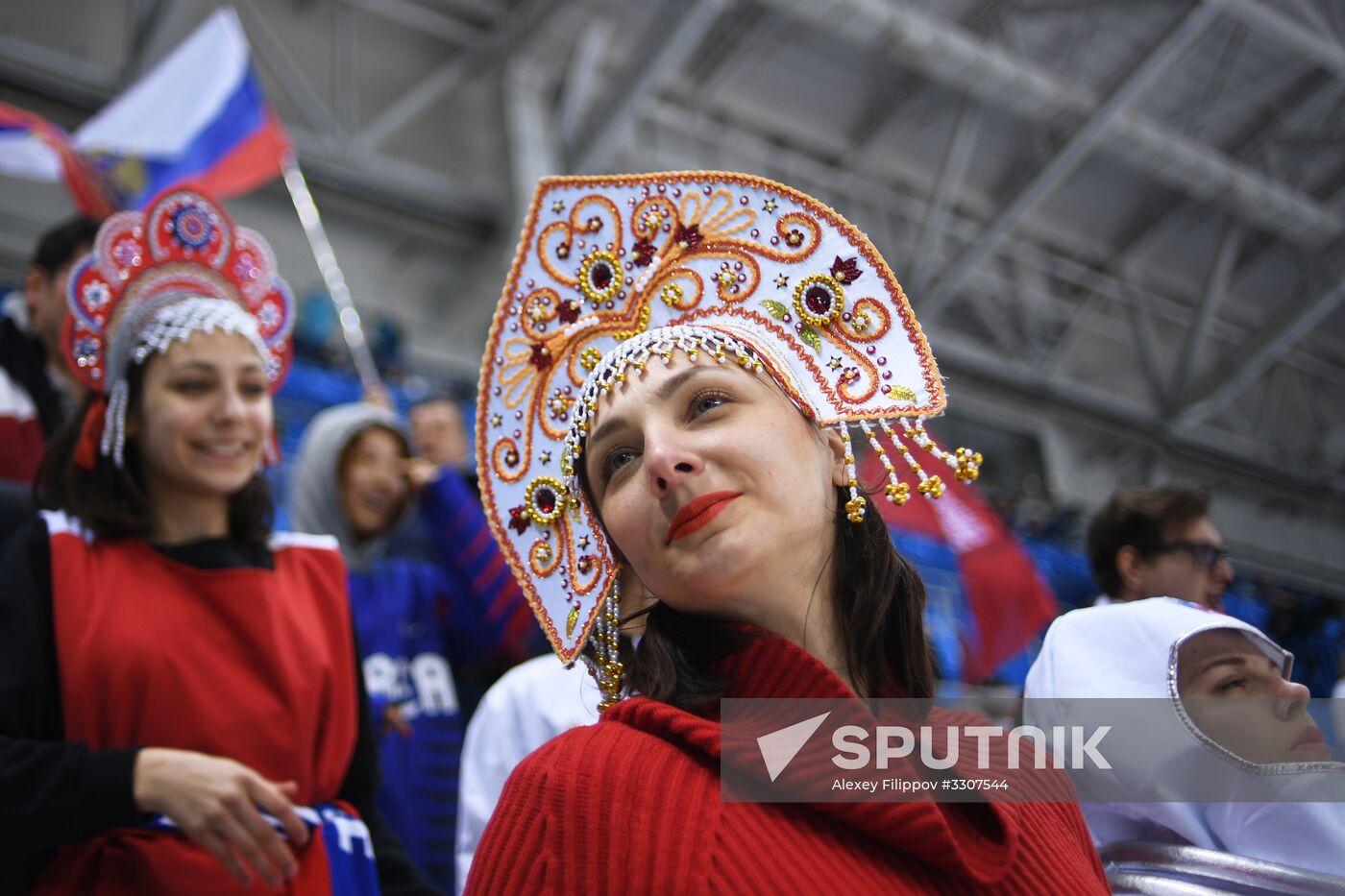 2018 Winter Olympics. Ice hockey. Men. Czech Republic vs. Russia