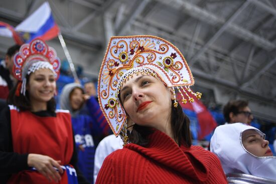 2018 Winter Olympics. Ice hockey. Men. Czech Republic vs. Russia