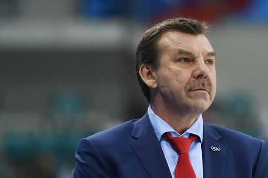 2018 Winter Olympics. Ice hockey. Men. Czech Republic vs. Russia