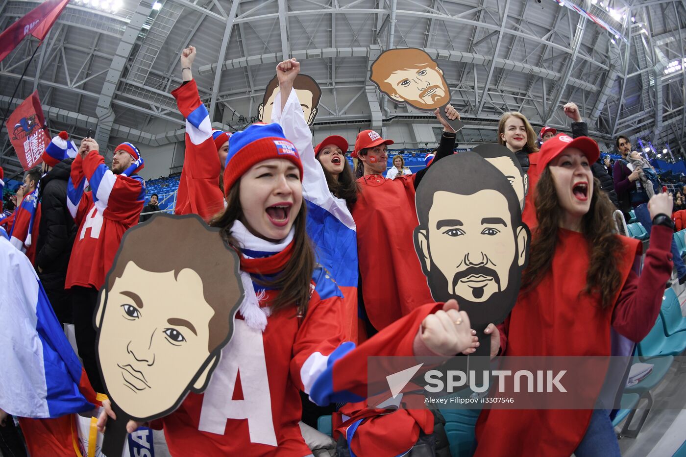 2018 Winter Olympics. Ice hockey. Men. Czech Republic vs. Russia