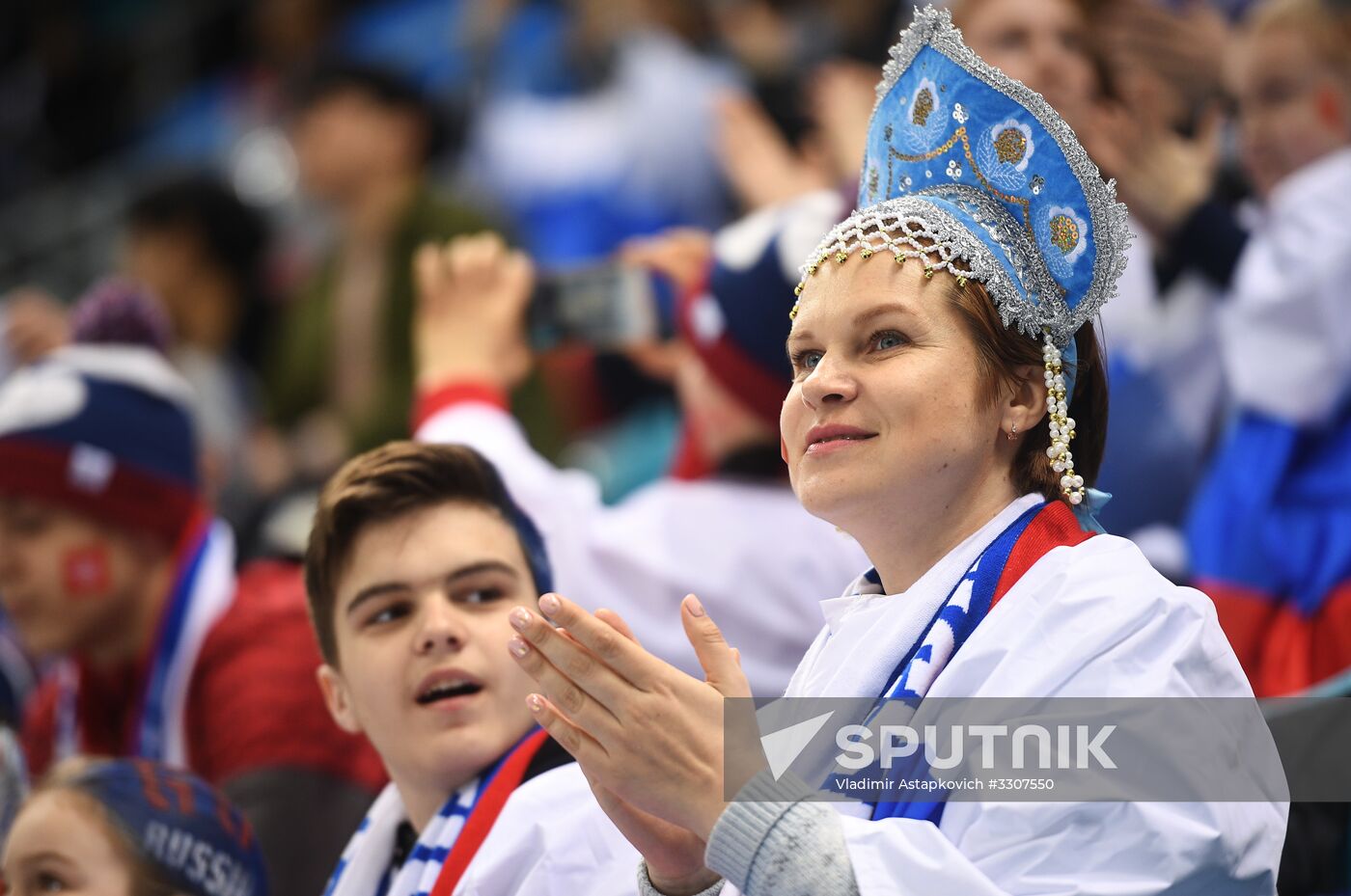 2018 Winter Olympics. Ice hockey. Men. Czech Republic vs. Russia