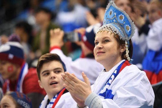 2018 Winter Olympics. Ice hockey. Men. Czech Republic vs. Russia