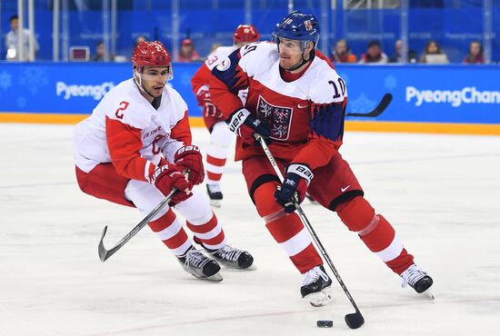 2018 Winter Olympics. Ice hockey. Men. Czech Republic vs. Russia
