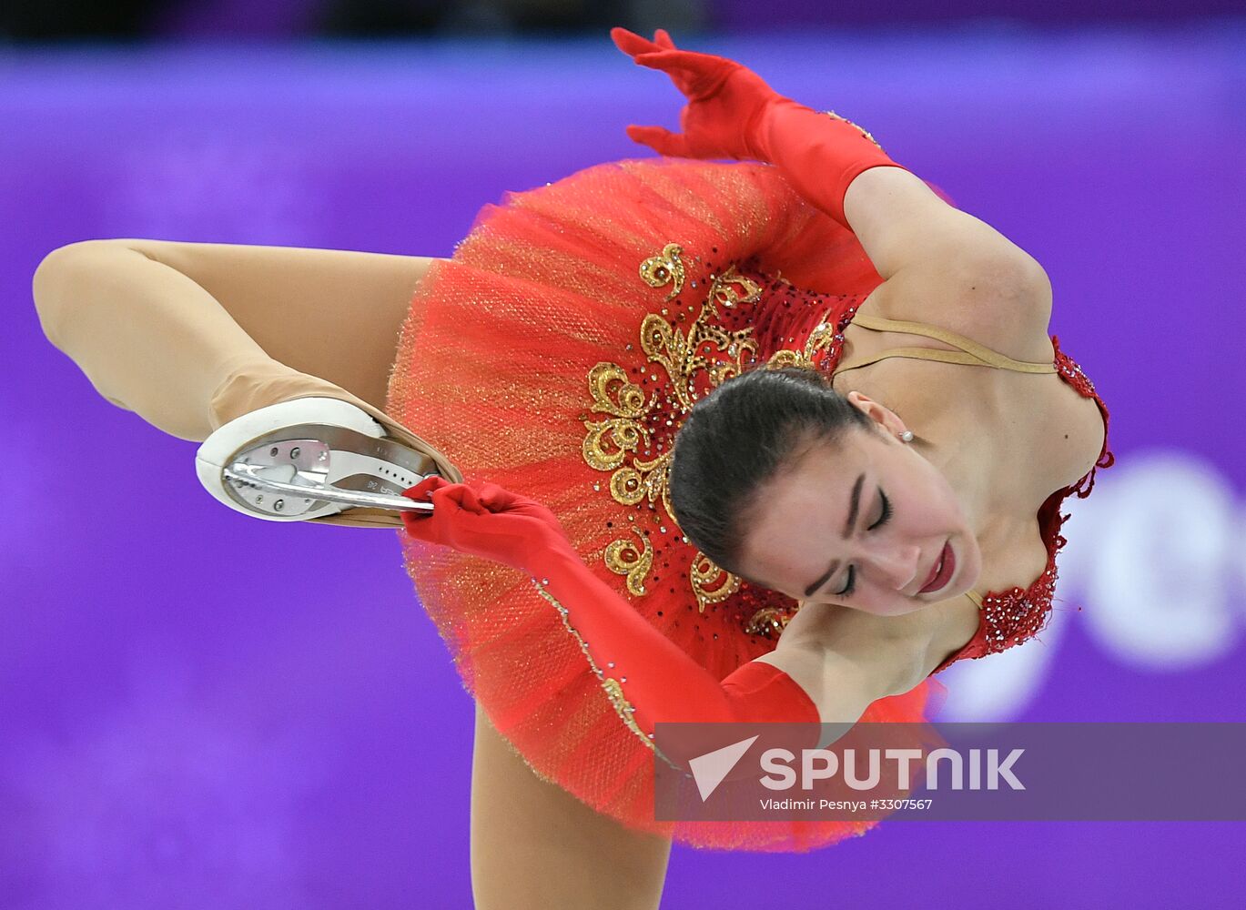 2018 Winter Olympics. Figure skating. Women. Free skating