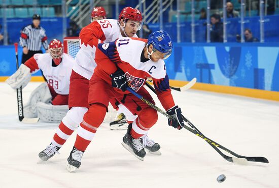 2018 Winter Olympics. Ice hockey. Men. Czech Republic vs. Russia
