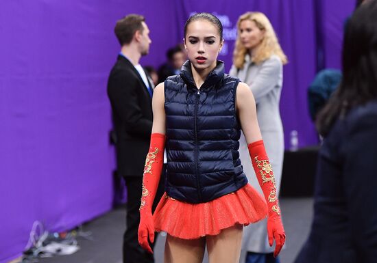 2018 Winter Olympics. Figure skating. Women. Free skating