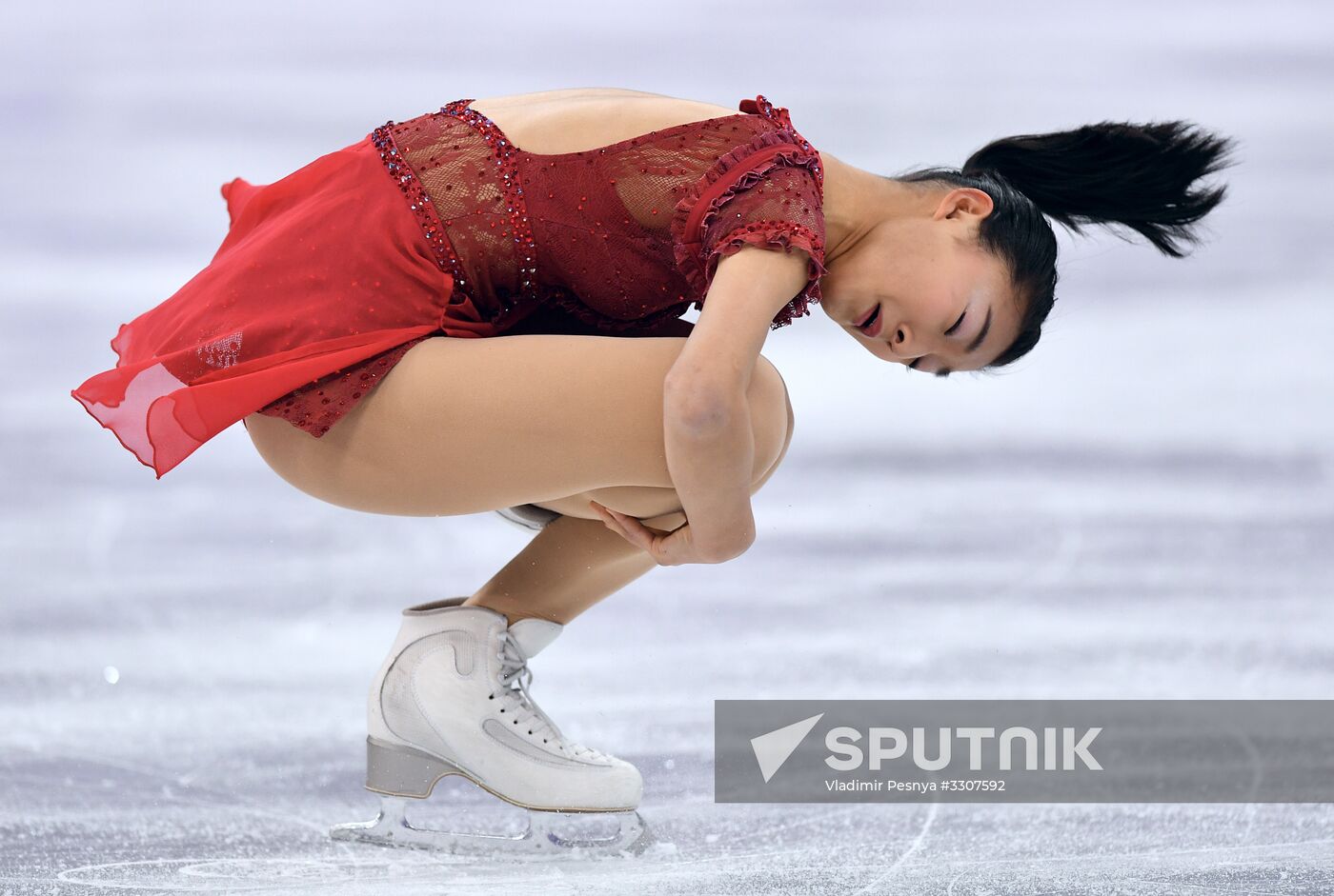 2018 Winter Olympics. Figure skating. Women. Free skating