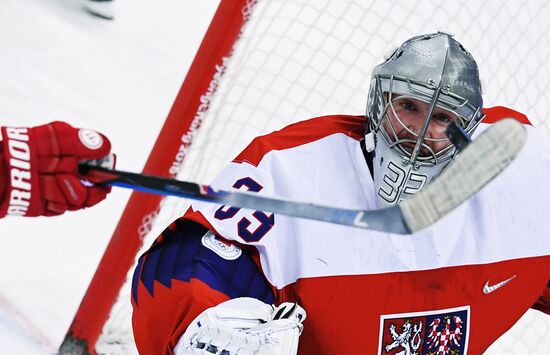 2018 Winter Olympics. Ice hockey. Men. Czech Republic vs. Russia