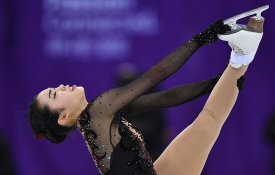 2018 Winter Olympics. Figure skating. Women. Free skating