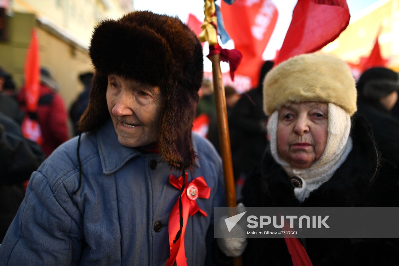 Red Army 100th anniversary march