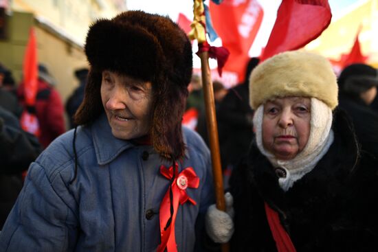 Red Army 100th anniversary march