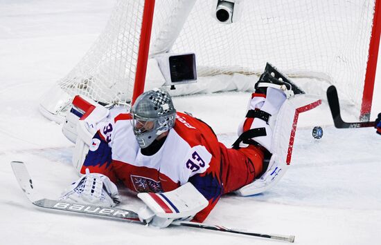 2018 Winter Olympics. Ice hockey. Men. Czech Republic vs. Russia