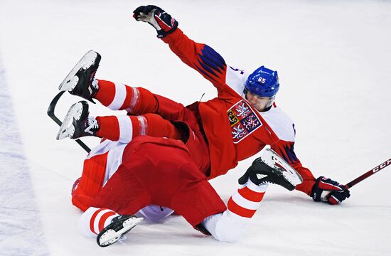 2018 Winter Olympics. Ice hockey. Men. Czech Republic vs. Russia