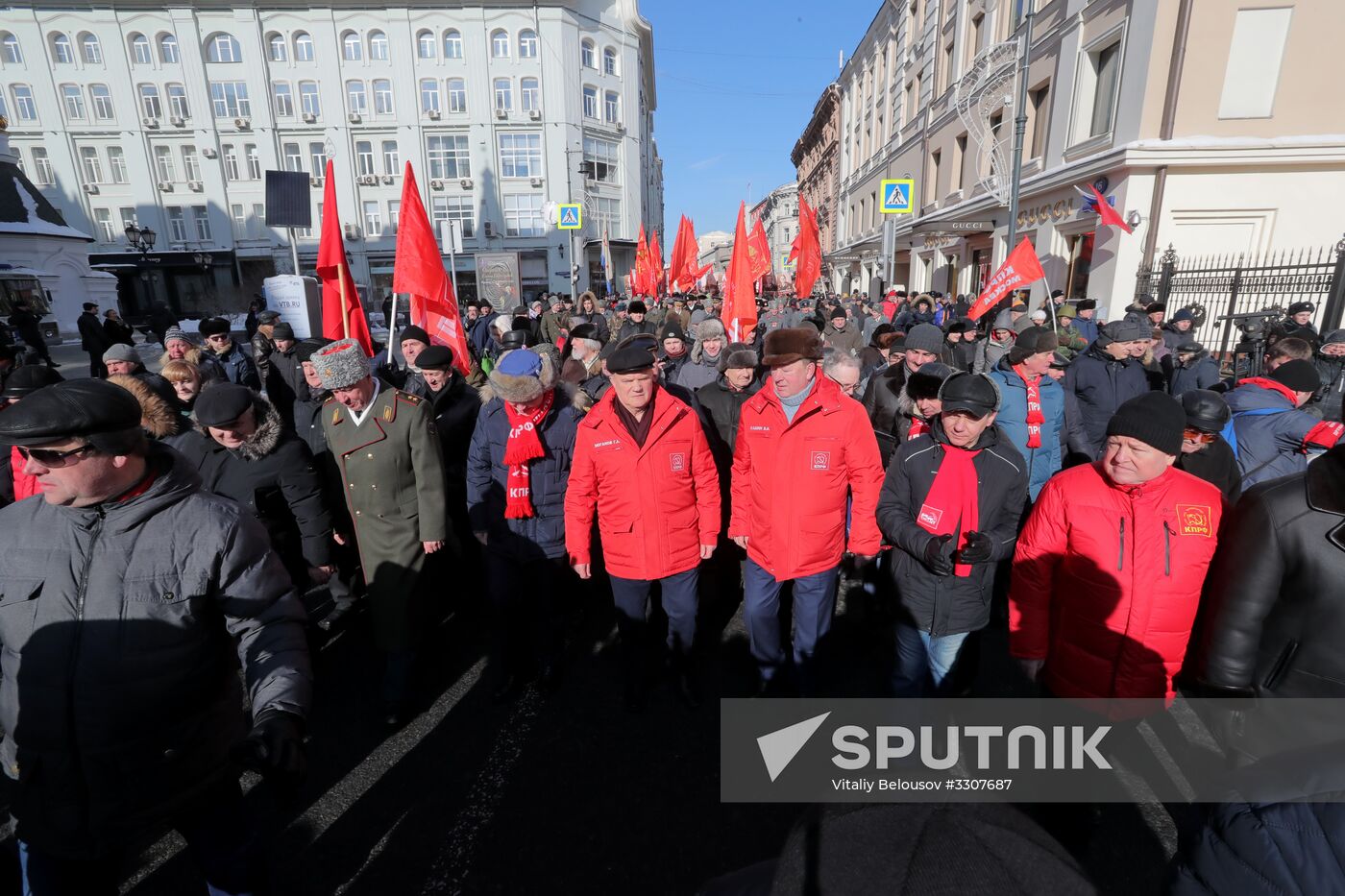 Red Army 100th anniversary march