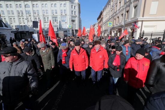 Red Army 100th anniversary march