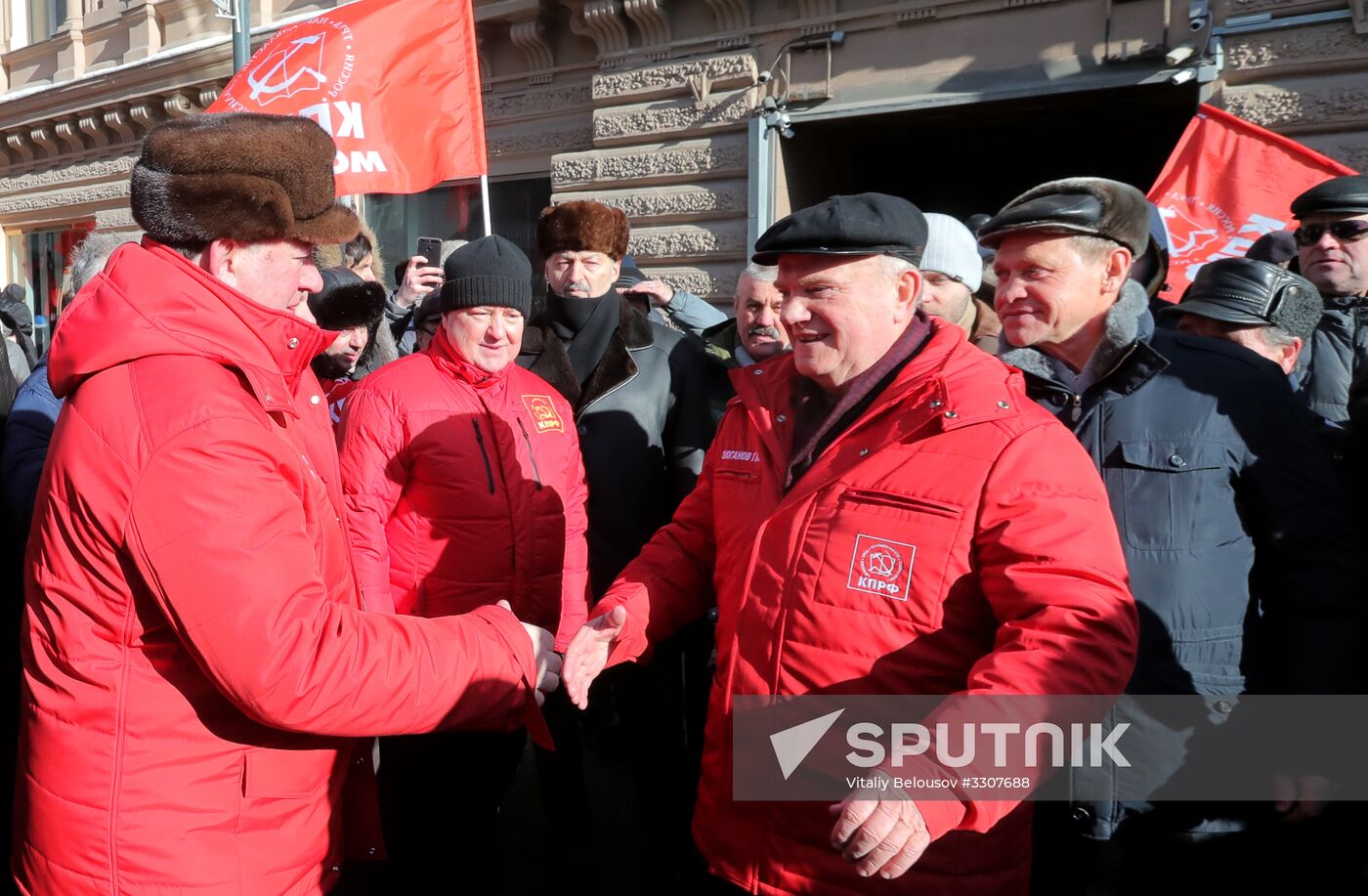 Red Army 100th anniversary march