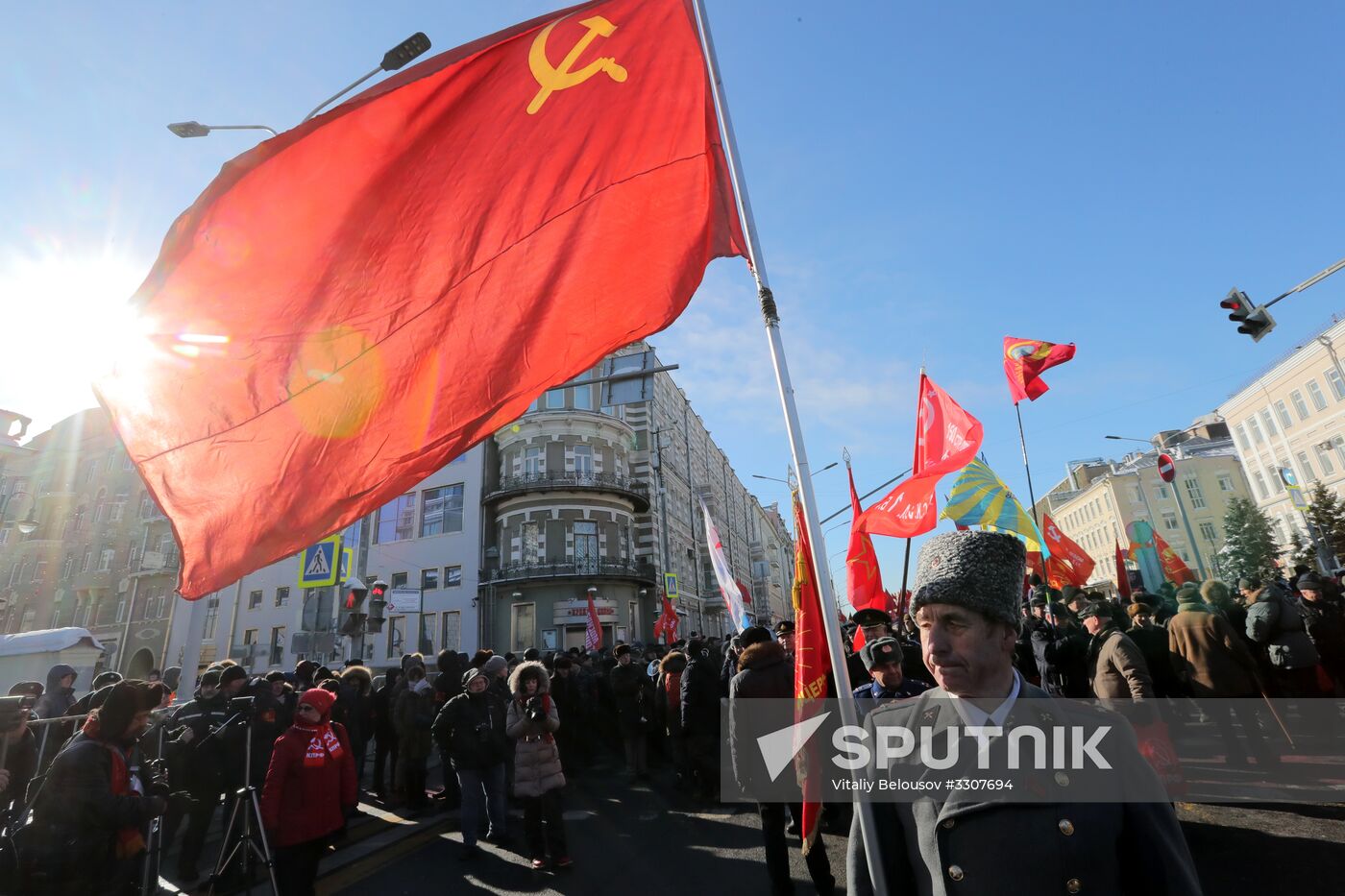 Red Army 100th anniversary march