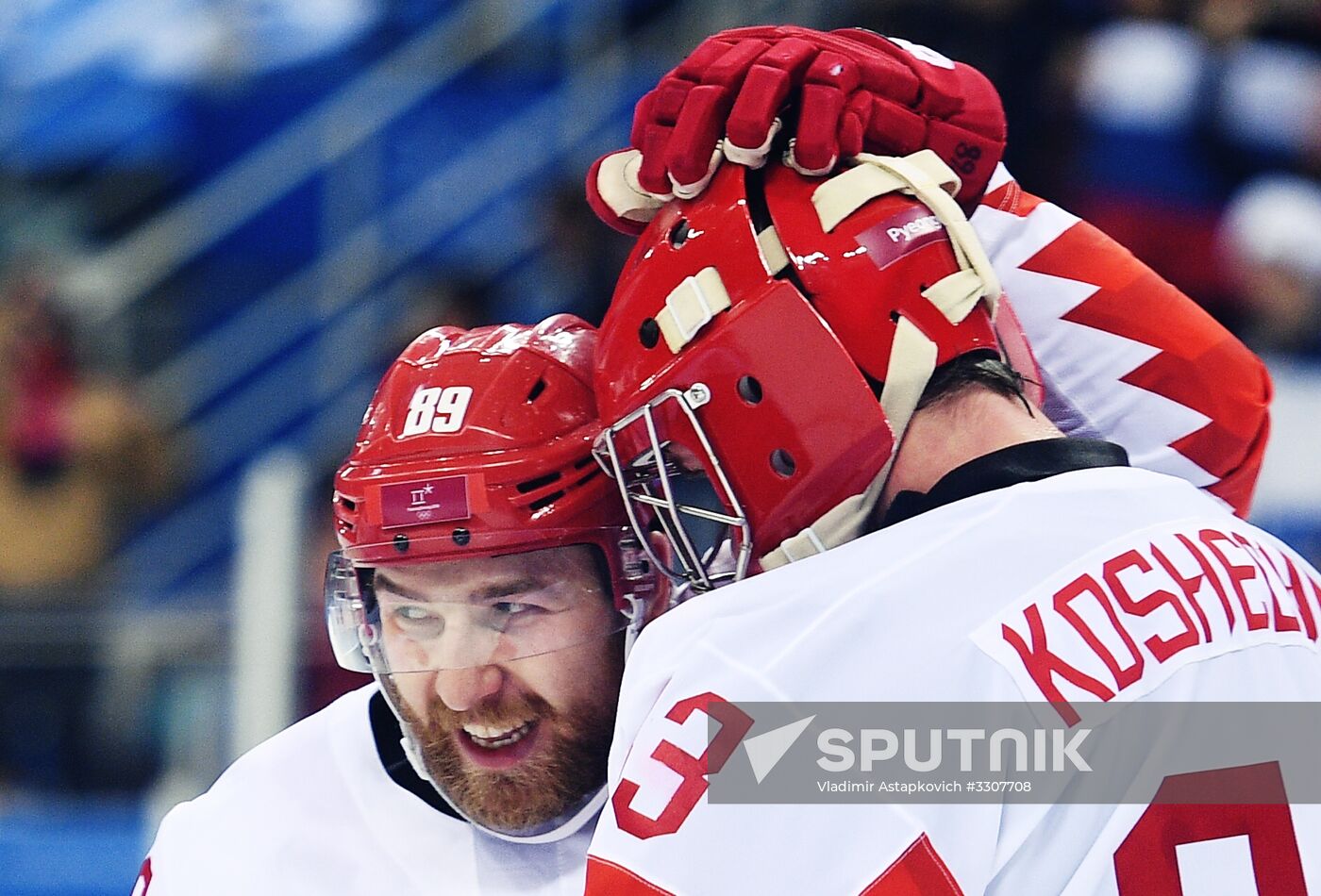 2018 Winter Olympics. Ice hockey. Men. Czech Republic vs. Russia