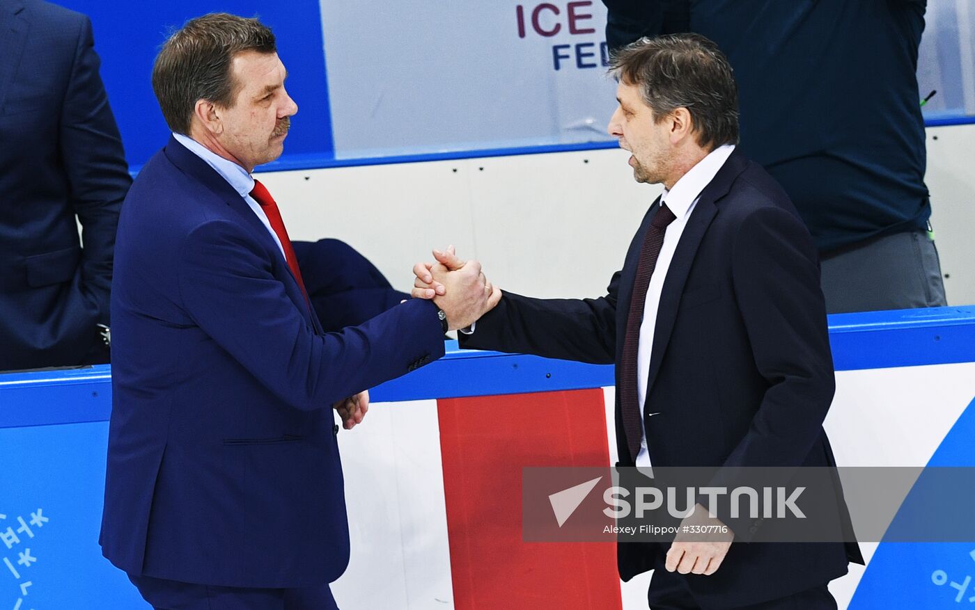 2018 Winter Olympics. Ice hockey. Men. Czech Republic vs. Russia