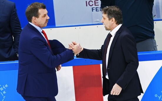 2018 Winter Olympics. Ice hockey. Men. Czech Republic vs. Russia