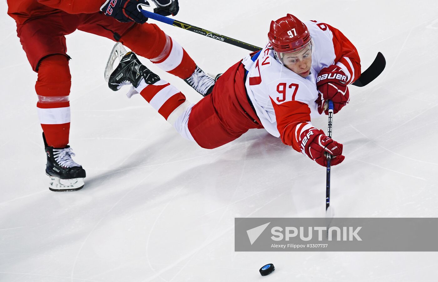 2018 Winter Olympics. Ice hockey. Men. Czech Republic vs. Russia
