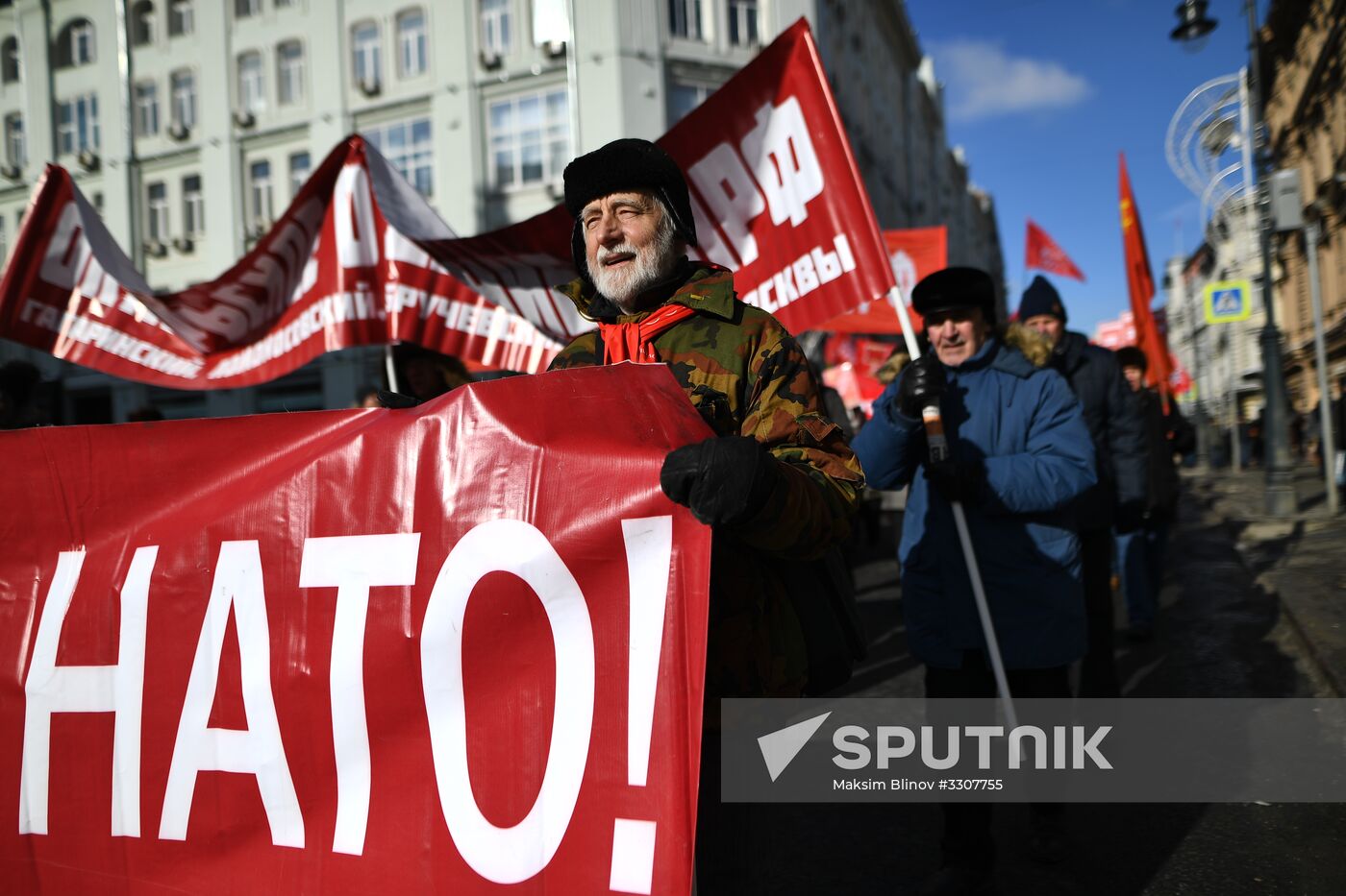 Red Army 100th anniversary march