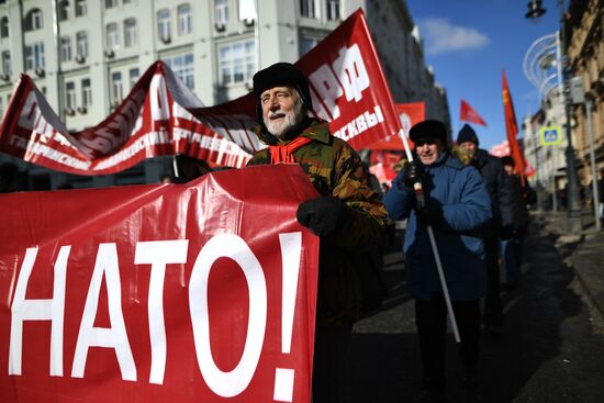 Red Army 100th anniversary march