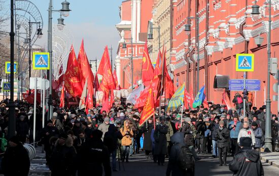 Red Army 100th anniversary march