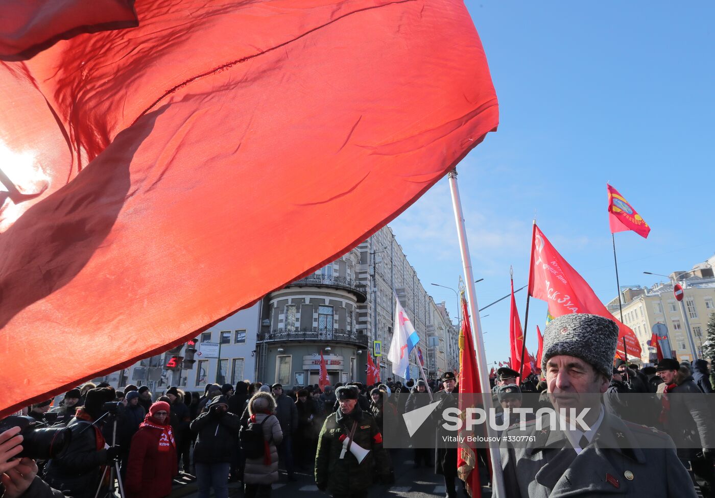Red Army 100th anniversary march