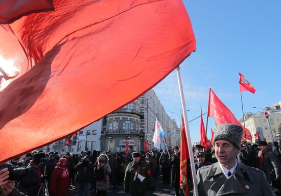 Red Army 100th anniversary march