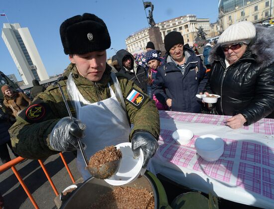 Defender of the Fatherland Day in Russian regions