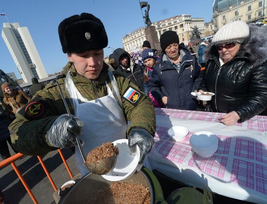 Defender of the Fatherland Day in Russian regions